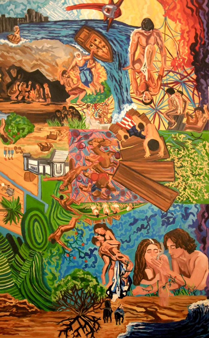 Painting, panel 1 of 5