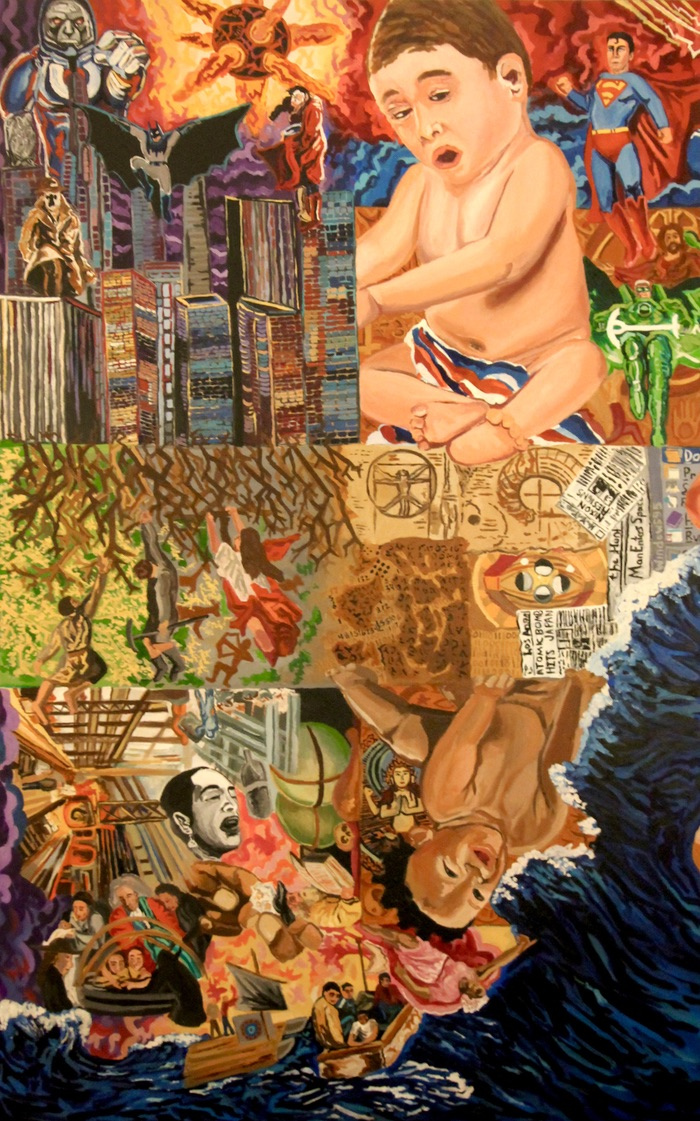 Painting, panel 2 of 5