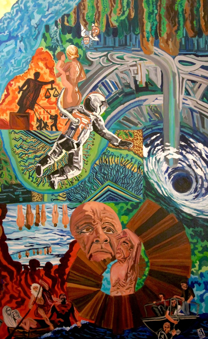 Painting, panel 5 of 5